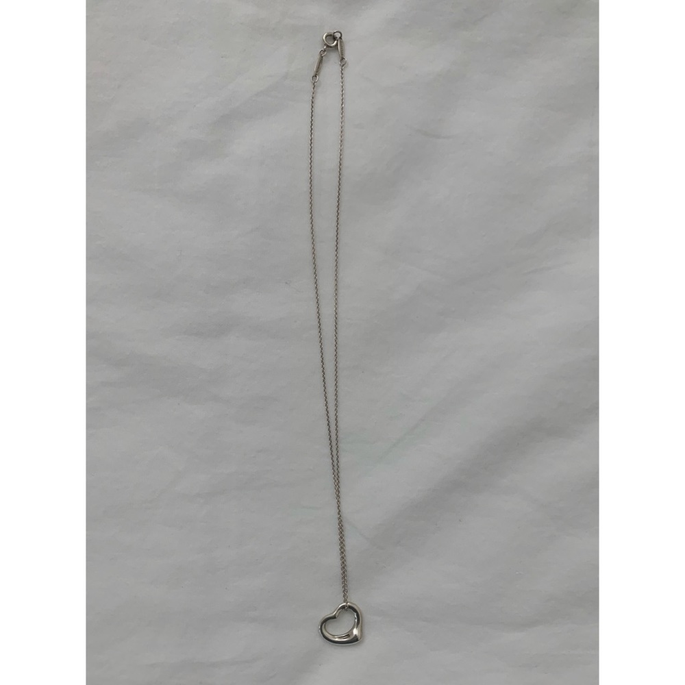 Tiffany & Co. Open Heart Pendant Sterling Silver